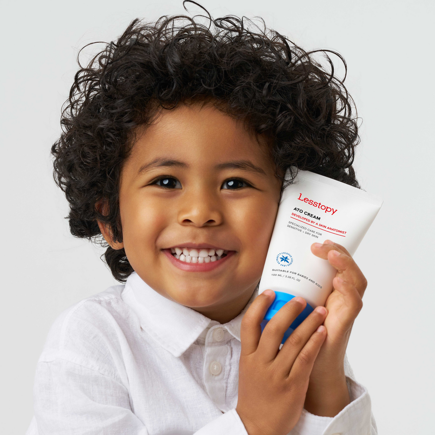 Lesstopy ATO Cream for Infants, Organic Sensitive Skin Moisturizer